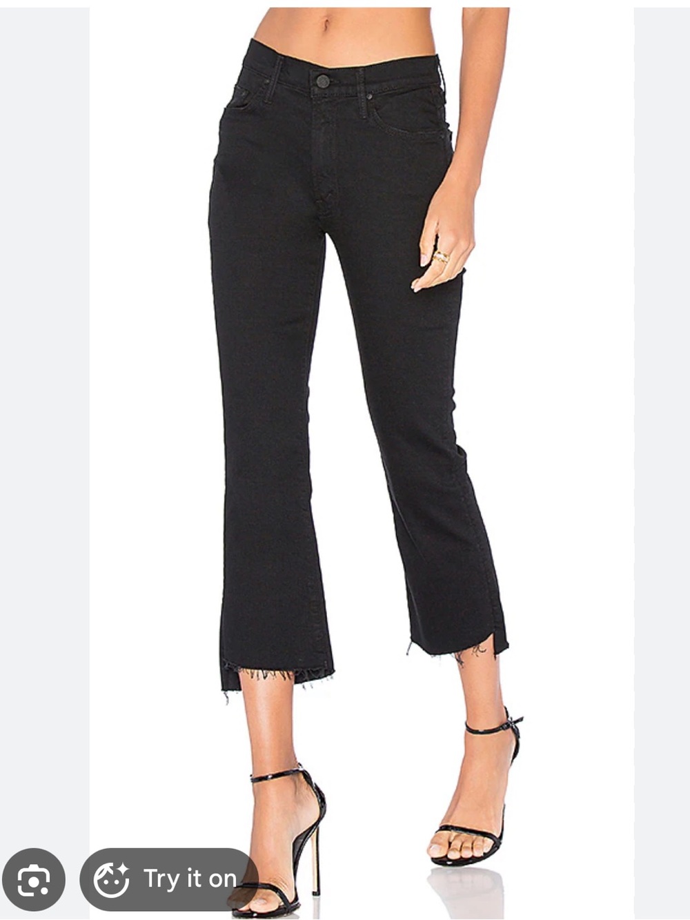 Mother Denim The Insider Crop Step Fray in Not Guilty Jeans Pants size 2 26